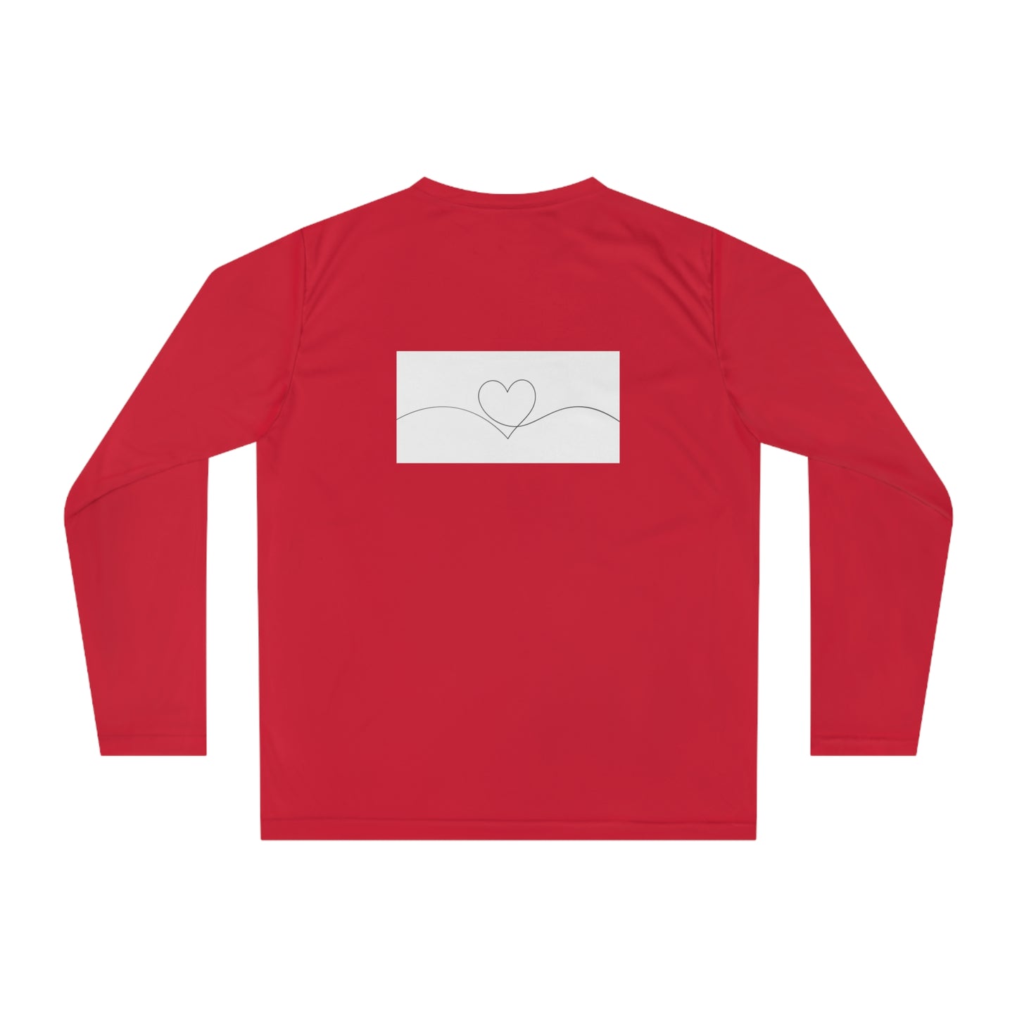 Unisex Performance Long Sleeve Shirt with Heart Design - Casual Athleisure, Gifts for Valentine's Day, Fitness Apparel, Everyday Wear, [...]