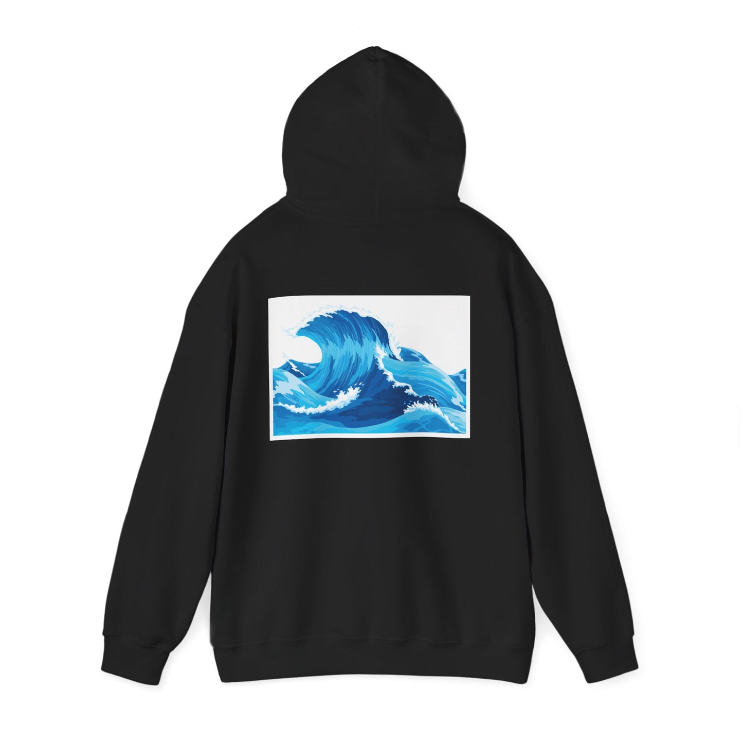 Surfing the Wave Unisex Hoodie - Statement Sweatshirt for Beach Lovers