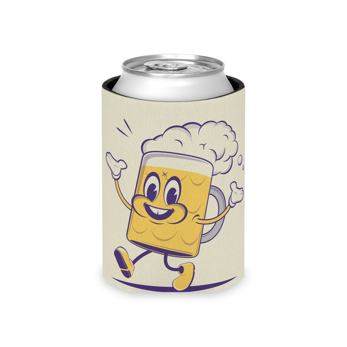 Funny Beer Can Cooler, Personalized Drink Sleeve, Party Favor, Gag Gift for Friends, Ideal for BBQs and Celebrations
