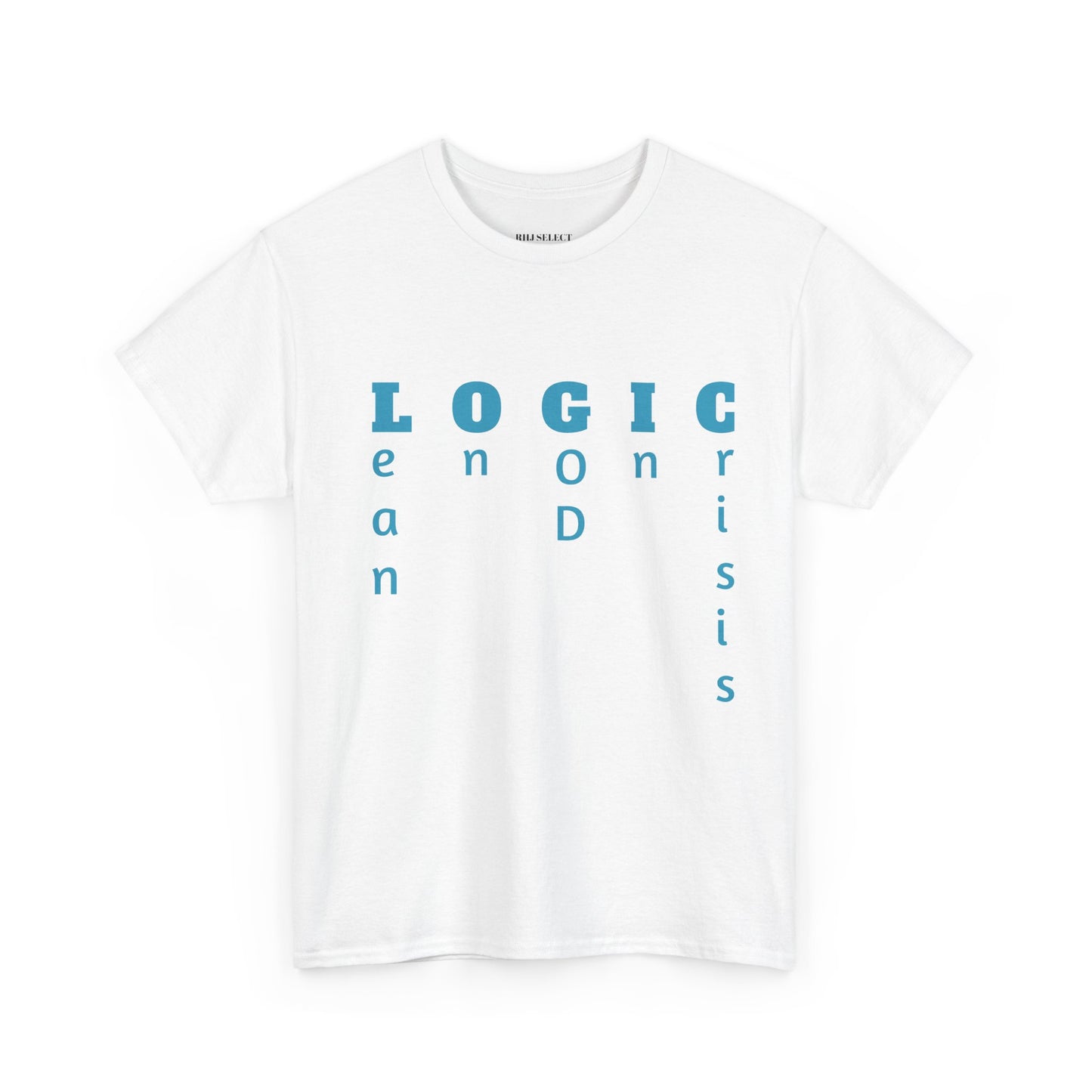 Unisex Heavy Cotton Tee with Motivational Logic Design