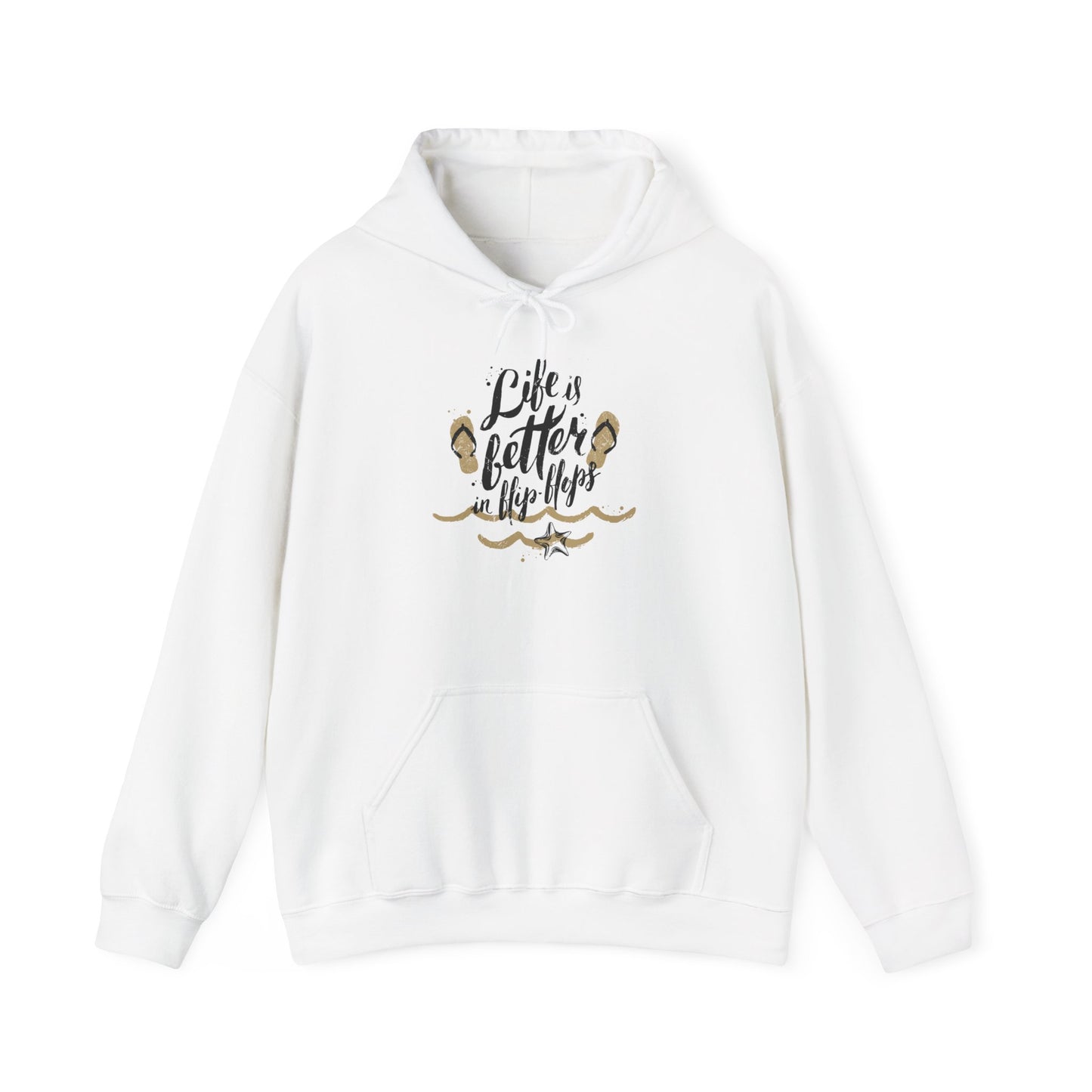 Inspirational Hooded Sweatshirt - Life is Better in the Flop, Cozy Unisex Hoodie, Perfect Gift for Nature Lovers, Casual Wear, [...]