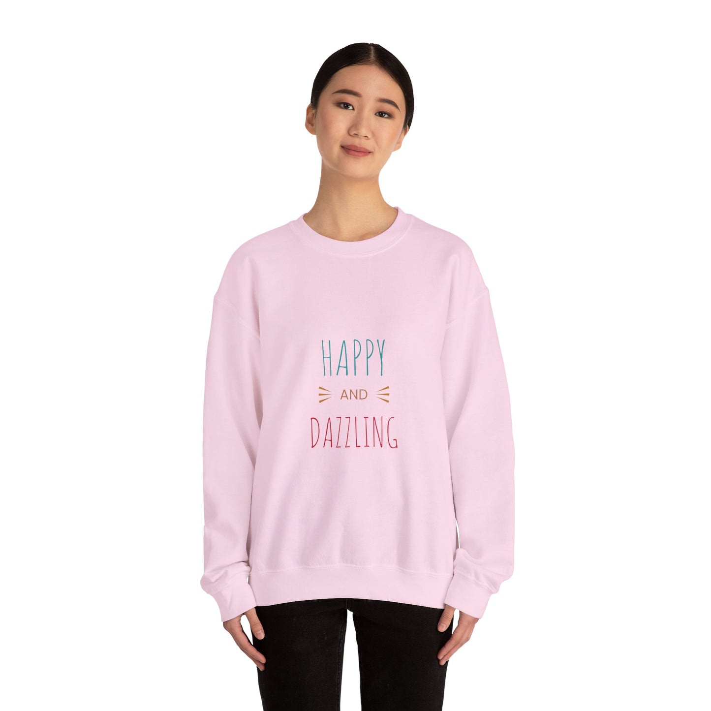 Happy & Dazzling Unisex Crewneck Sweatshirt