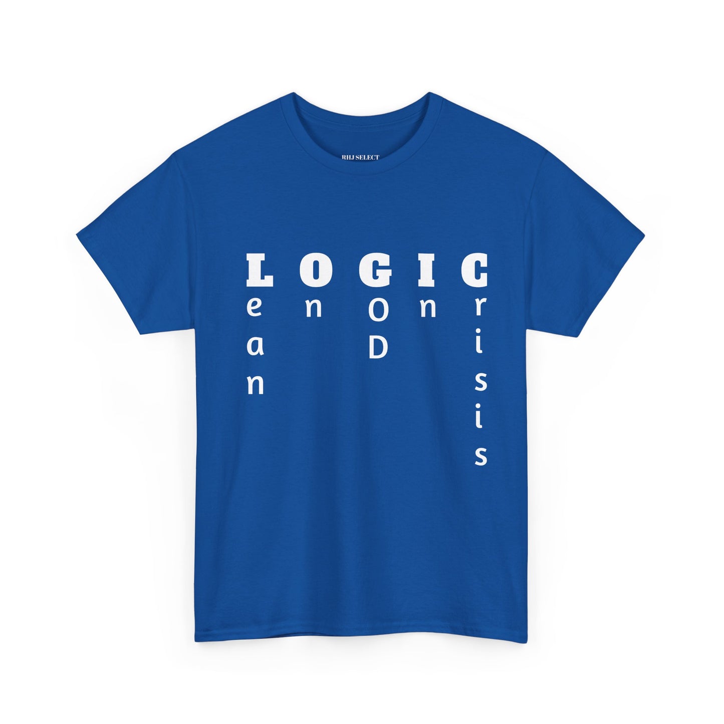 Unisex Heavy Cotton Tee with Motivational Logic Design