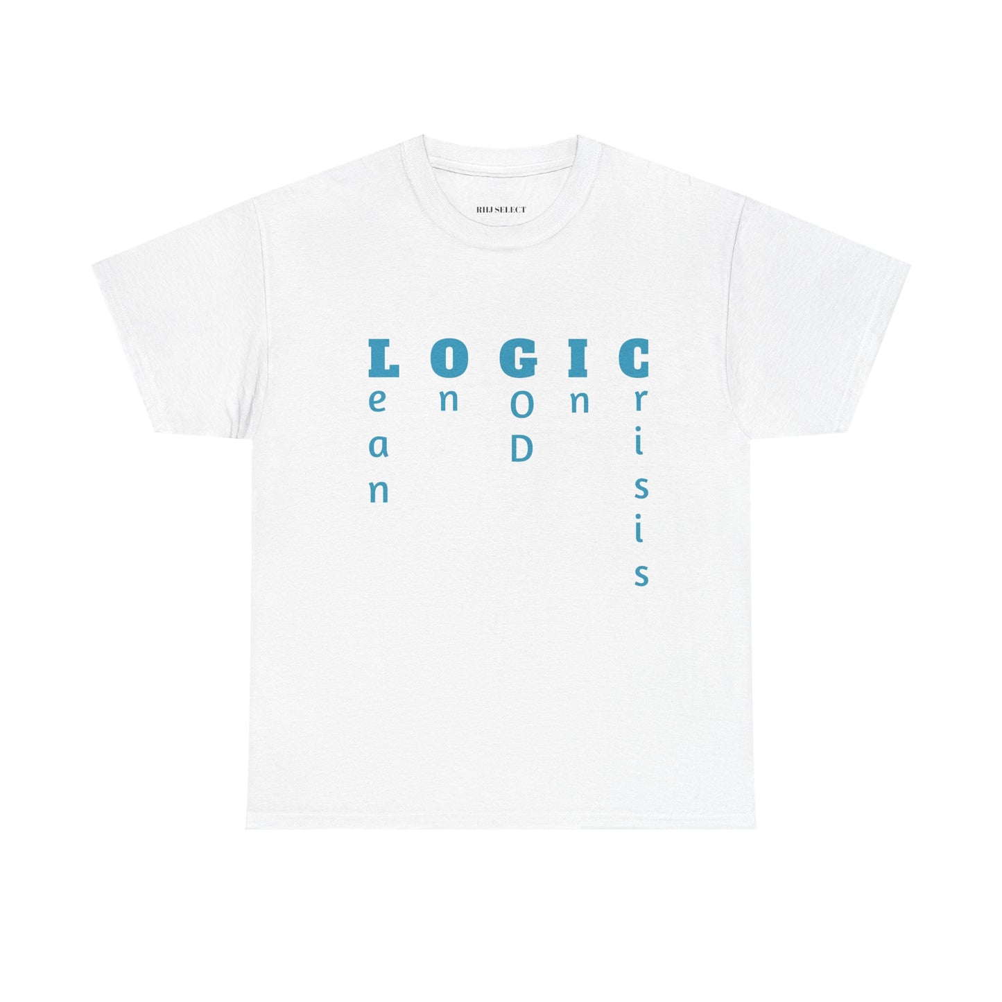 Unisex Heavy Cotton Tee with Motivational Logic Design