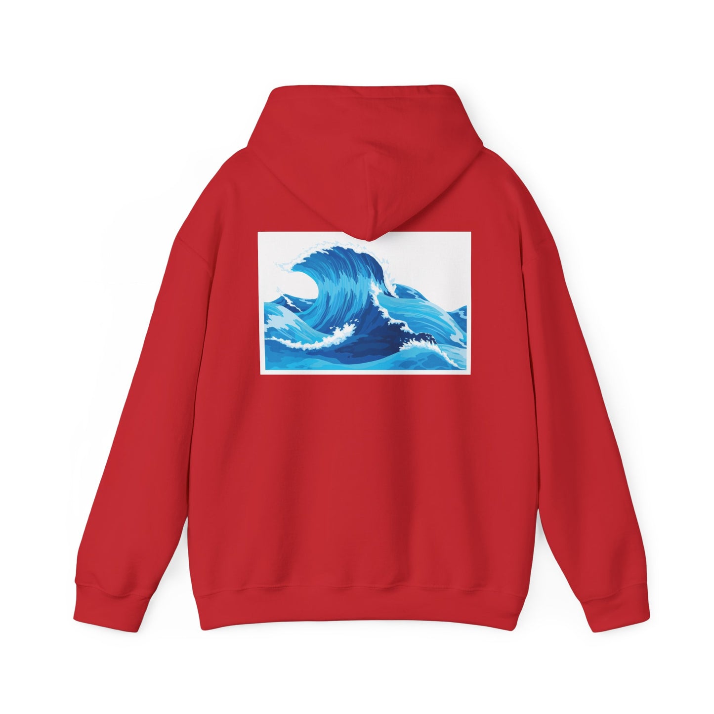 Surfing the Wave Unisex Hoodie - Statement Sweatshirt for Beach Lovers