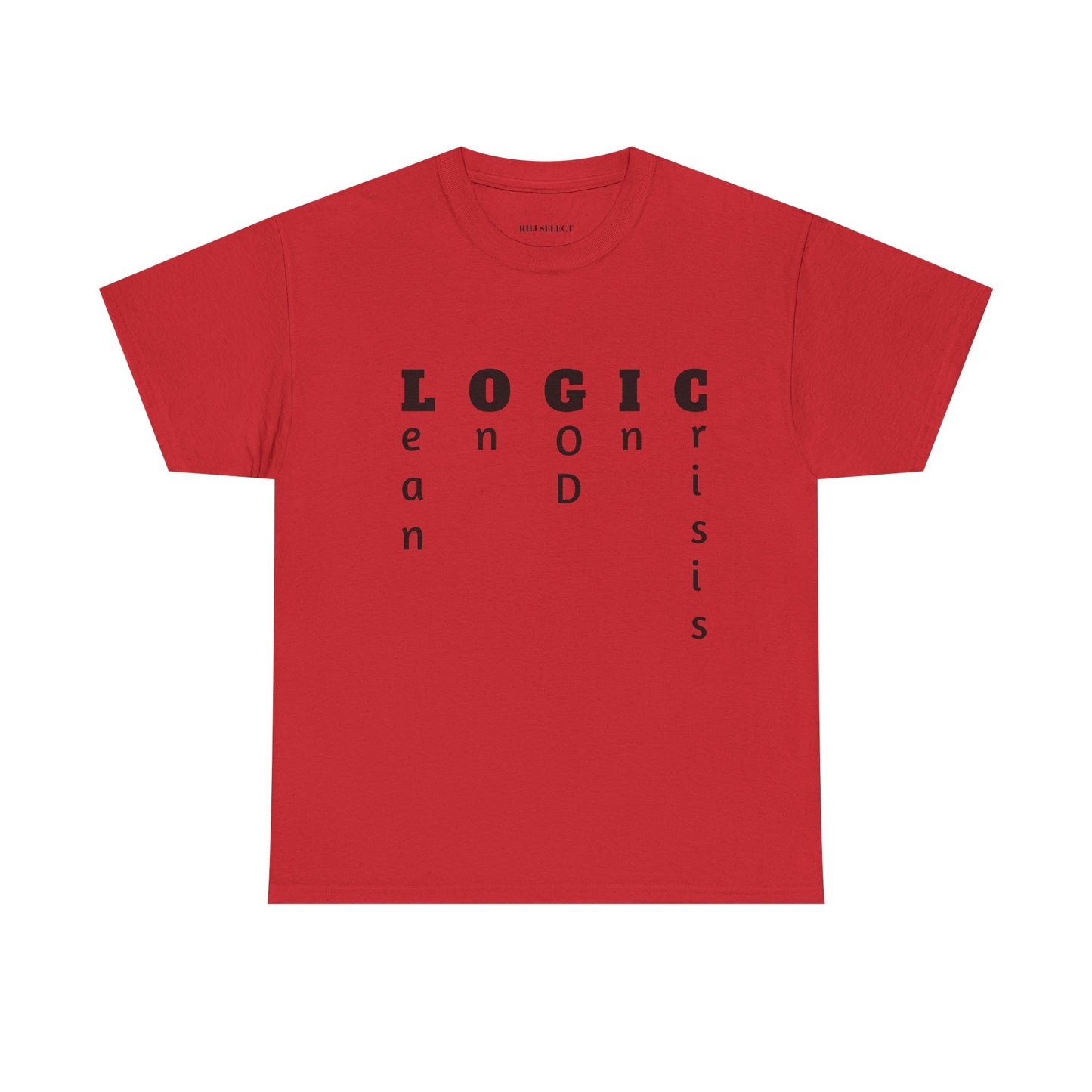 Unisex Heavy Cotton Tee with Motivational Logic Design