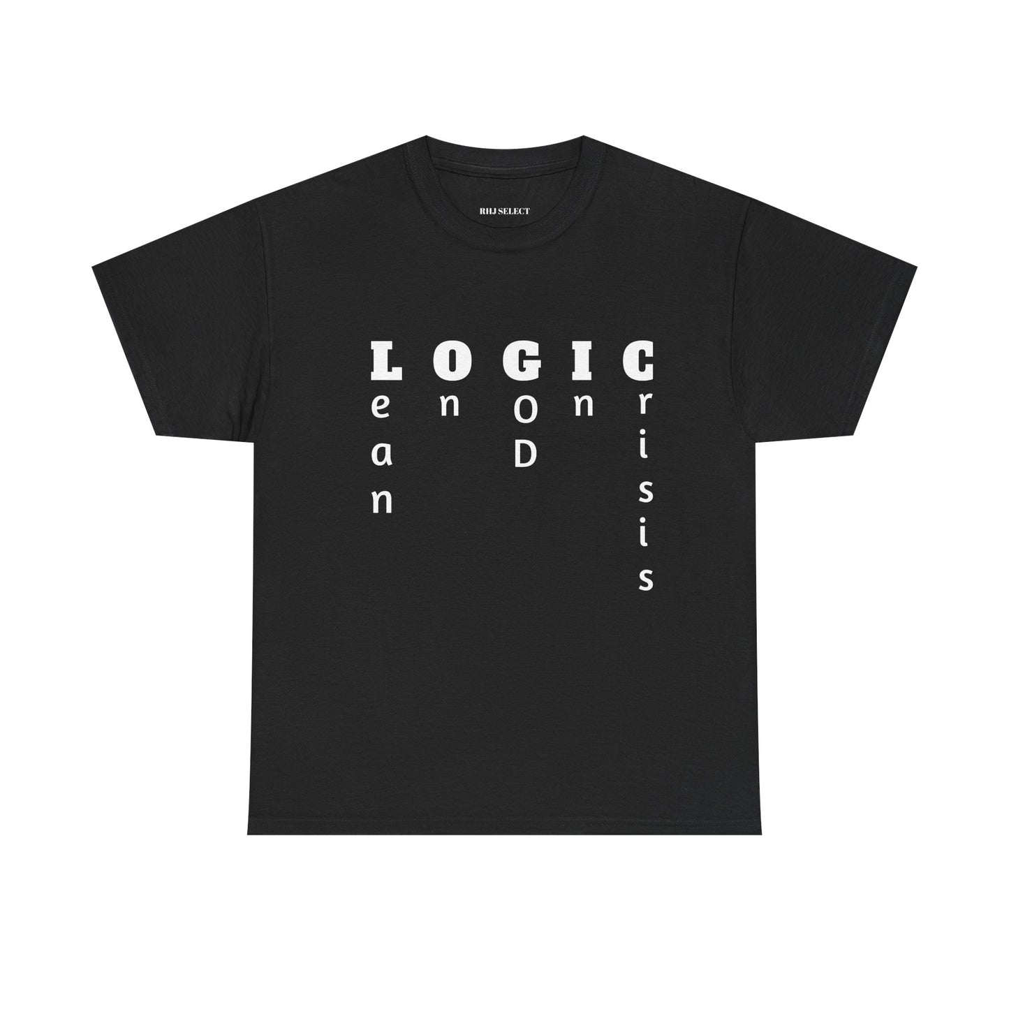 Unisex Heavy Cotton Tee with Motivational Logic Design