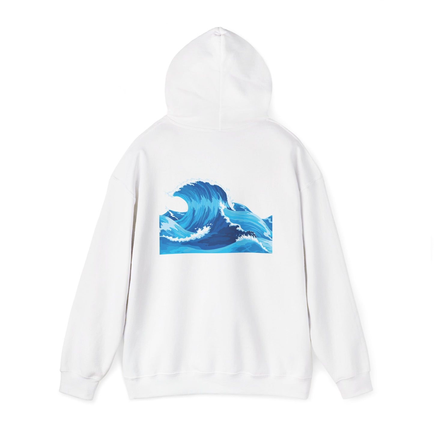 Surfing the Wave Unisex Hoodie - Statement Sweatshirt for Beach Lovers