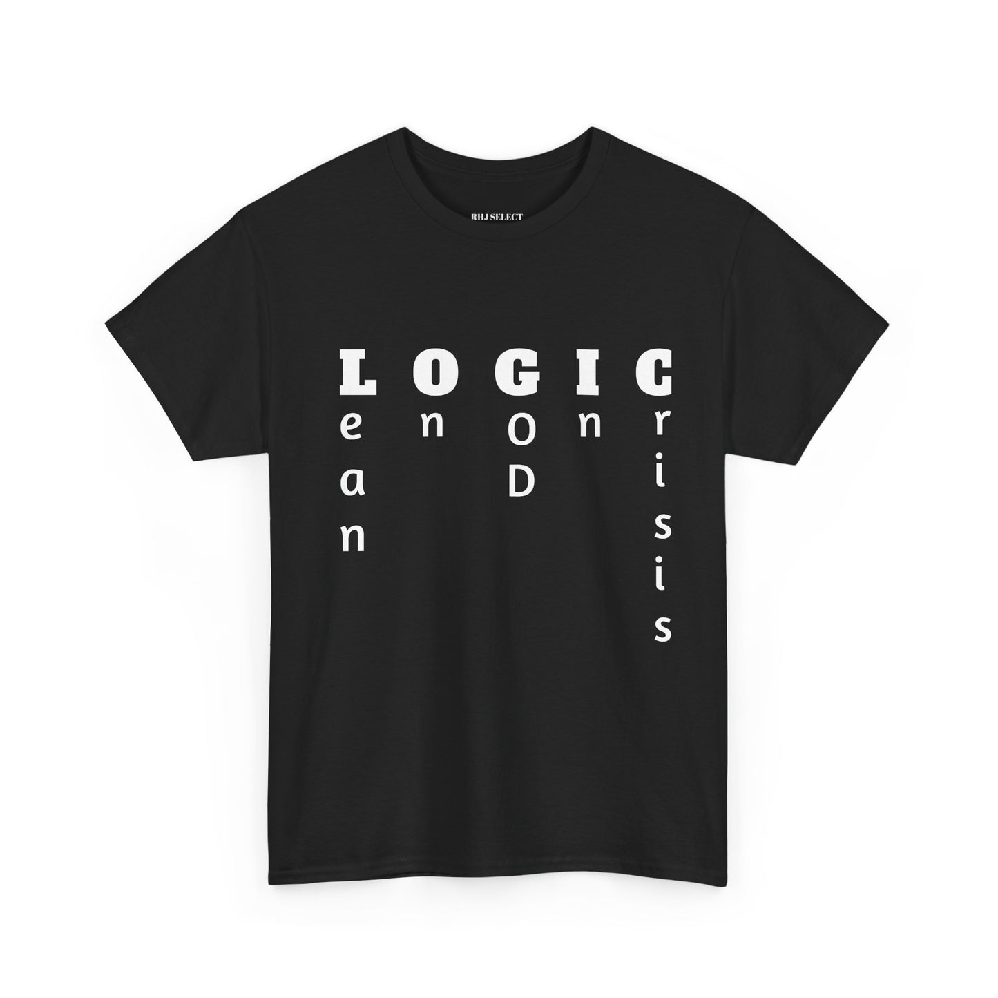 Unisex Heavy Cotton Tee with Motivational Logic Design