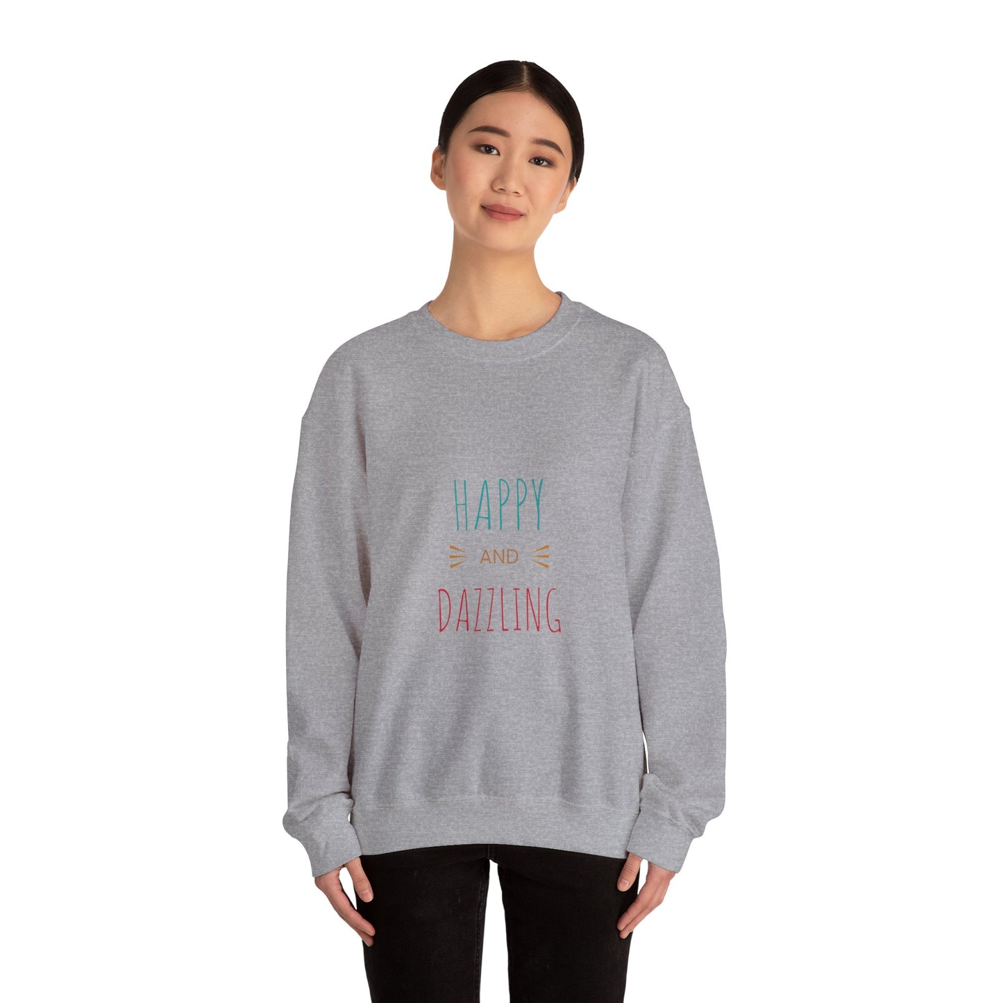 Happy & Dazzling Unisex Crewneck Sweatshirt