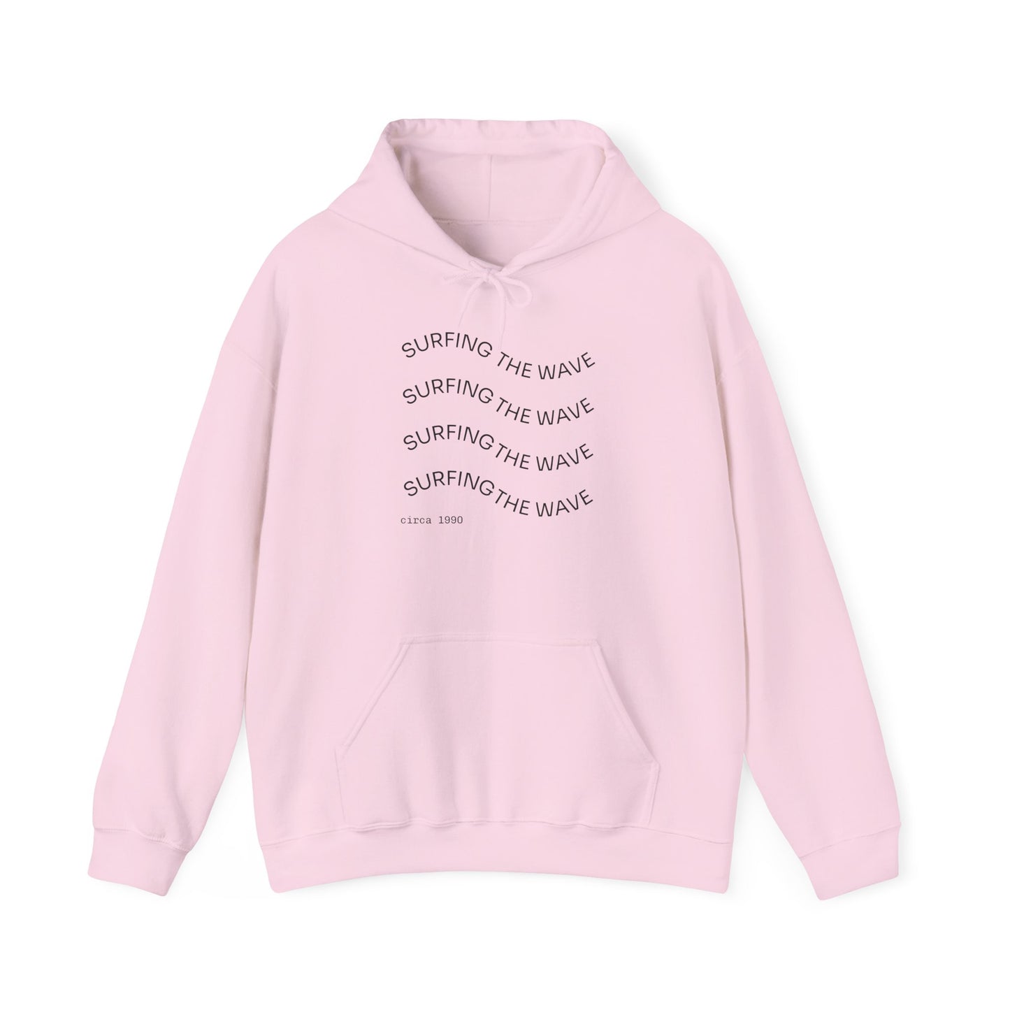 Surfing the Wave Unisex Hoodie - Statement Sweatshirt for Beach Lovers