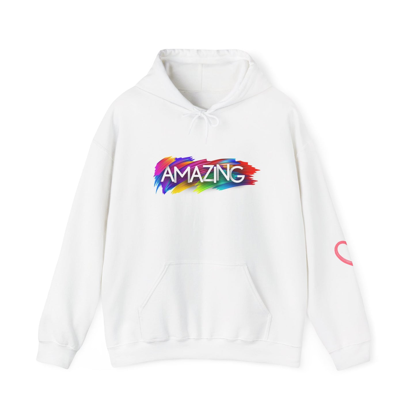 Colorful Amazing Hoodie for Positive Vibes, Unisex Sweatshirt, Cozy Gift, Everyday Wear, Inspirational Fashion