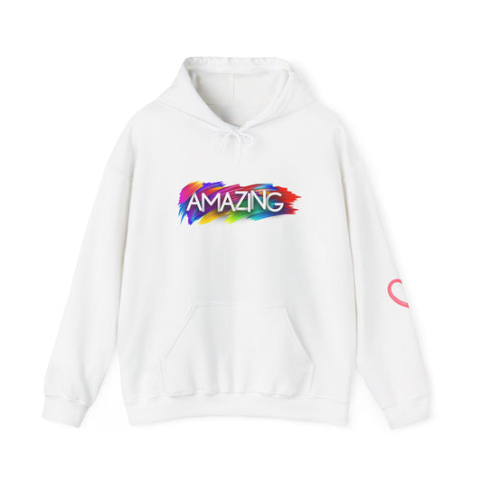 Colorful Amazing Hoodie for Positive Vibes, Unisex Sweatshirt, Cozy Gift, Everyday Wear, Inspirational Fashion