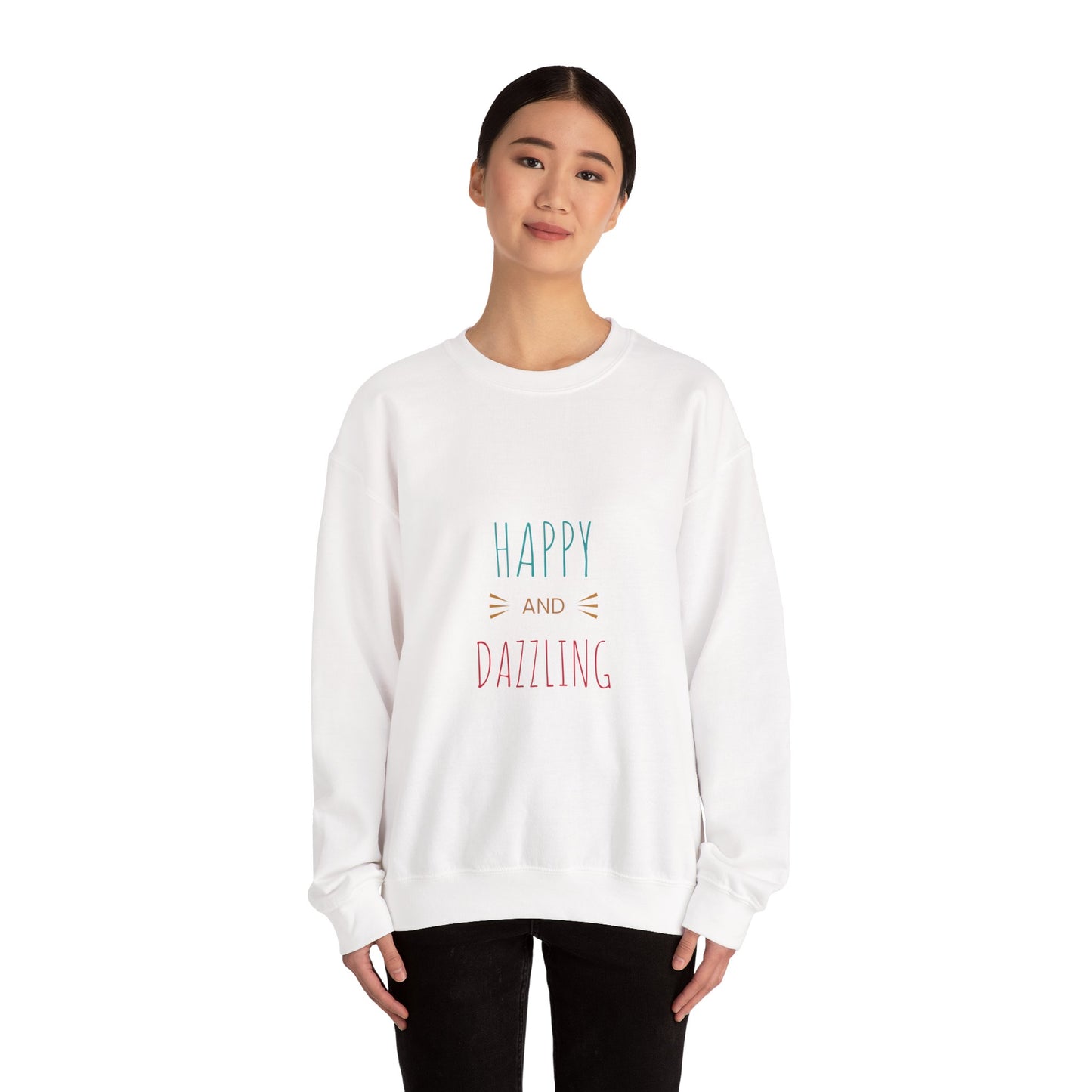 Happy & Dazzling Unisex Crewneck Sweatshirt