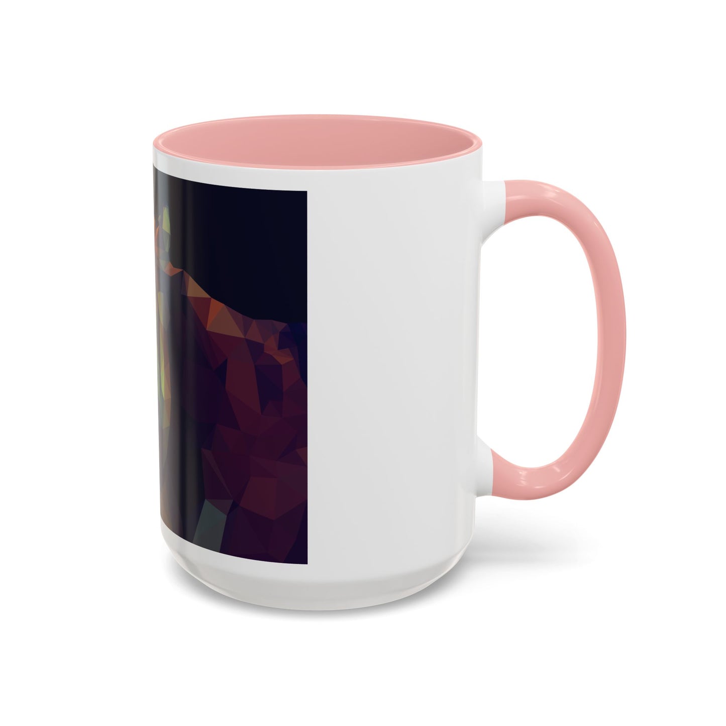 Geometric Tiger Coffee Mug - Vibrant Accent for Animal Lovers