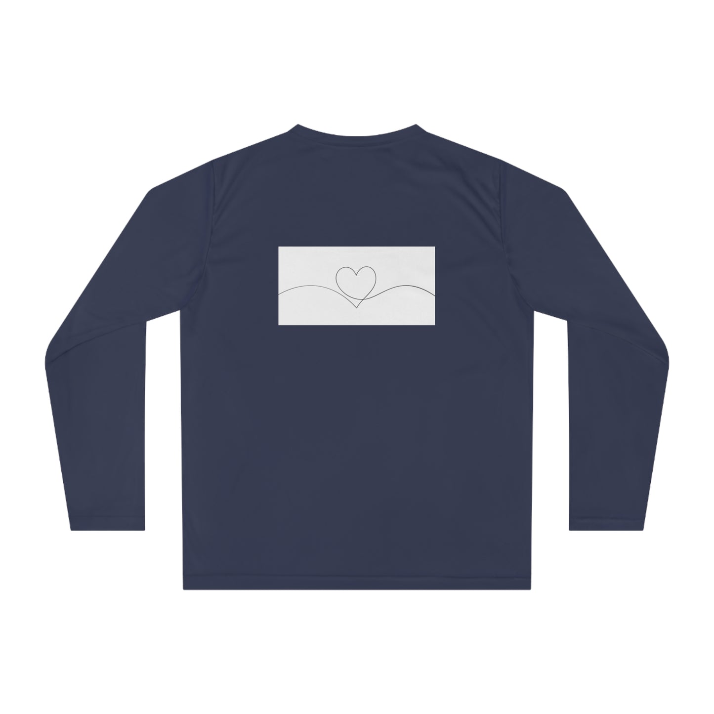 Unisex Performance Long Sleeve Shirt with Heart Design - Casual Athleisure, Gifts for Valentine's Day, Fitness Apparel, Everyday Wear, [...]