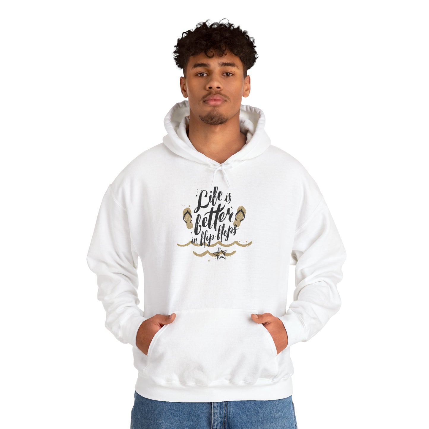 Inspirational Hooded Sweatshirt - Life is Better in the Flop, Cozy Unisex Hoodie, Perfect Gift for Nature Lovers, Casual Wear, [...]
