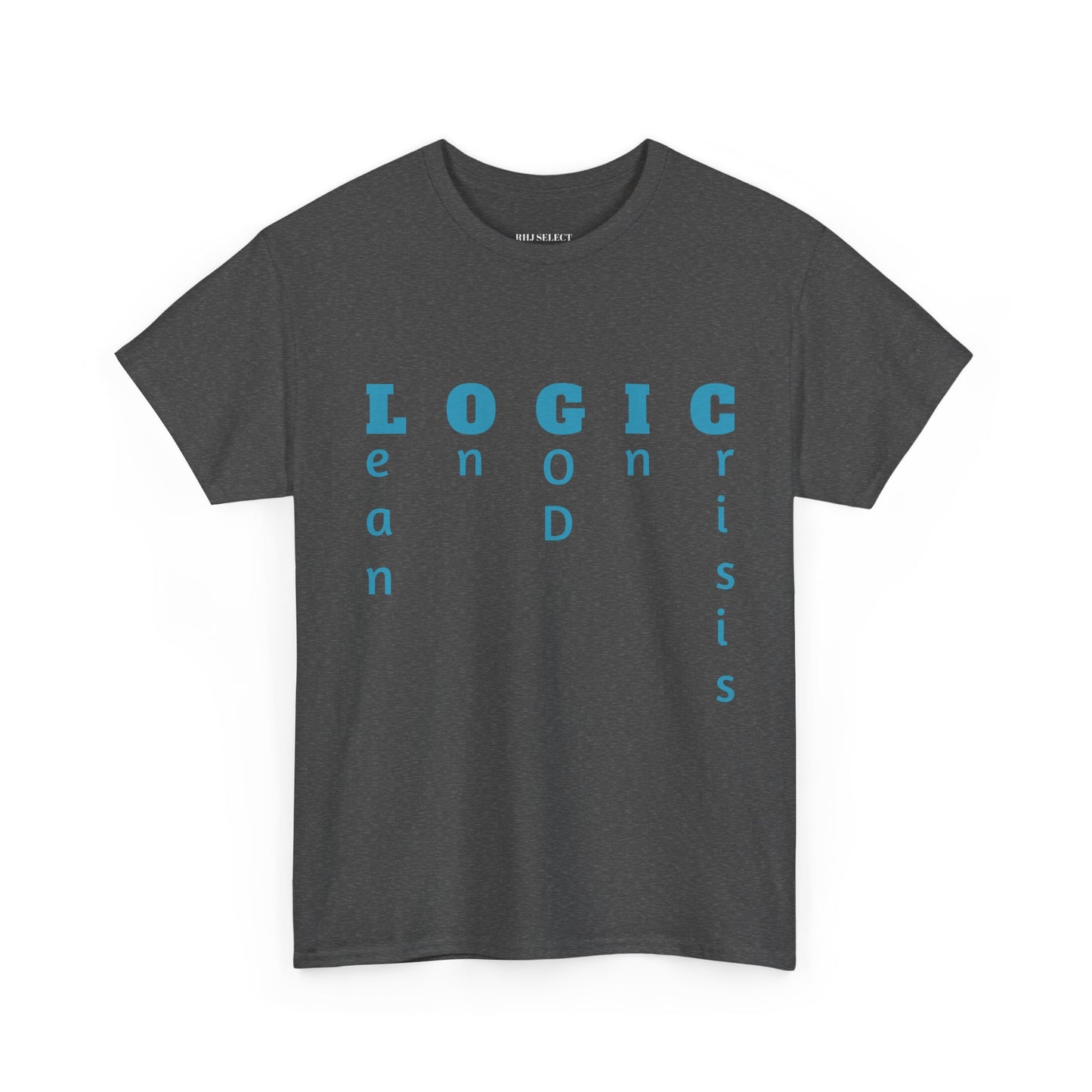 Unisex Heavy Cotton Tee with Motivational Logic Design