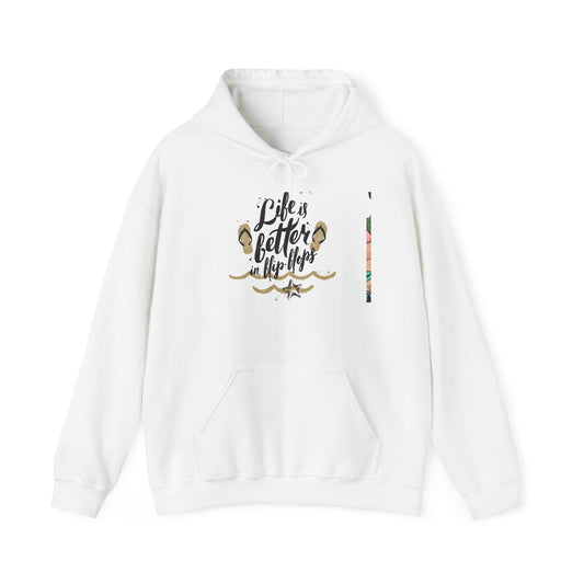 Inspirational Hooded Sweatshirt - Life is Better in the Flop, Cozy Unisex Hoodie, Perfect Gift for Nature Lovers, Casual Wear, [...]