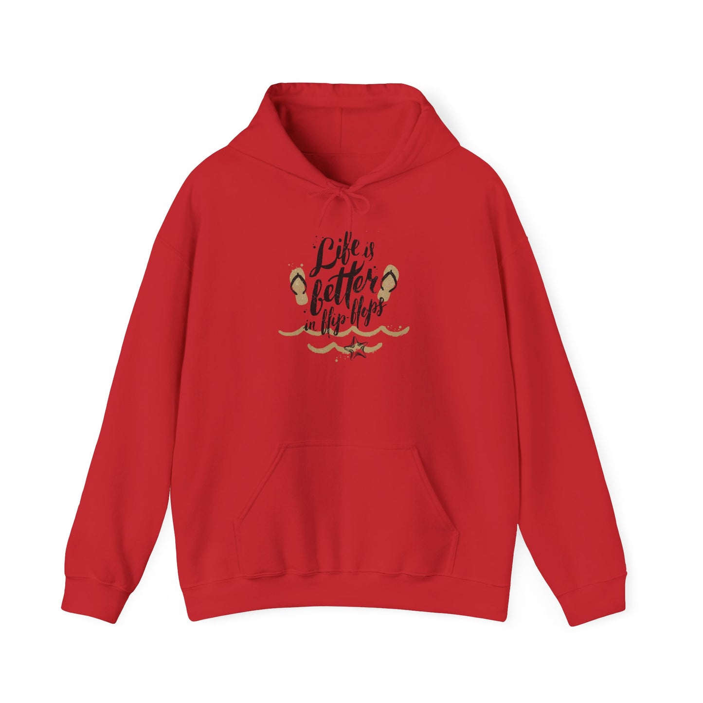 Inspirational Hooded Sweatshirt - Life is Better in the Flop, Cozy Unisex Hoodie, Perfect Gift for Nature Lovers, Casual Wear, [...]