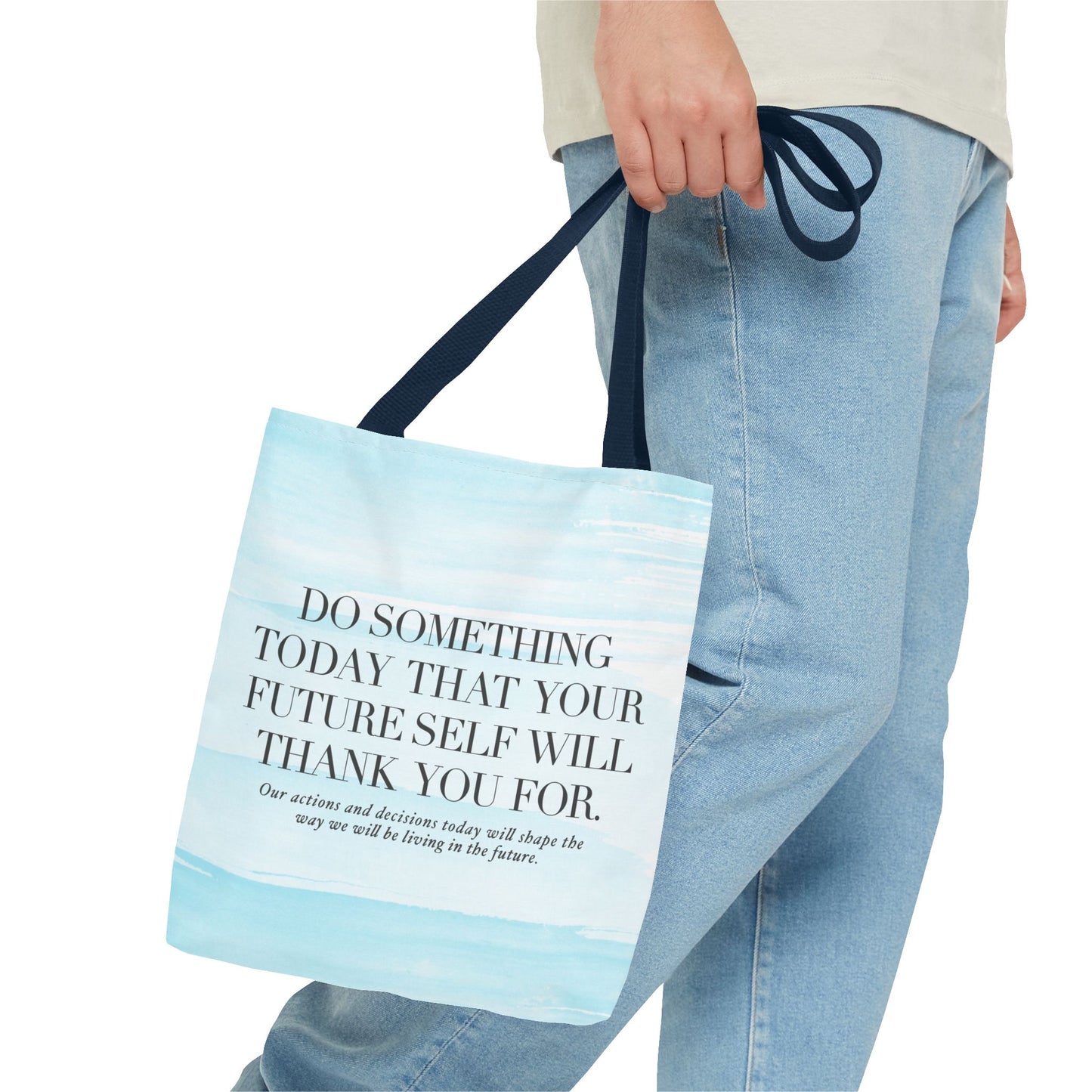 Inspirational Tote Bag - Motivational Quote, Eco-Friendly Shopping Bag, Beach Tote, Gift for Her, Travel Accessories