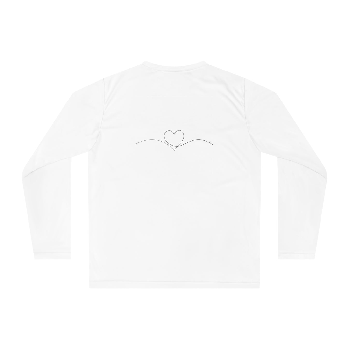 Unisex Performance Long Sleeve Shirt with Heart Design - Casual Athleisure, Gifts for Valentine's Day, Fitness Apparel, Everyday Wear, [...]