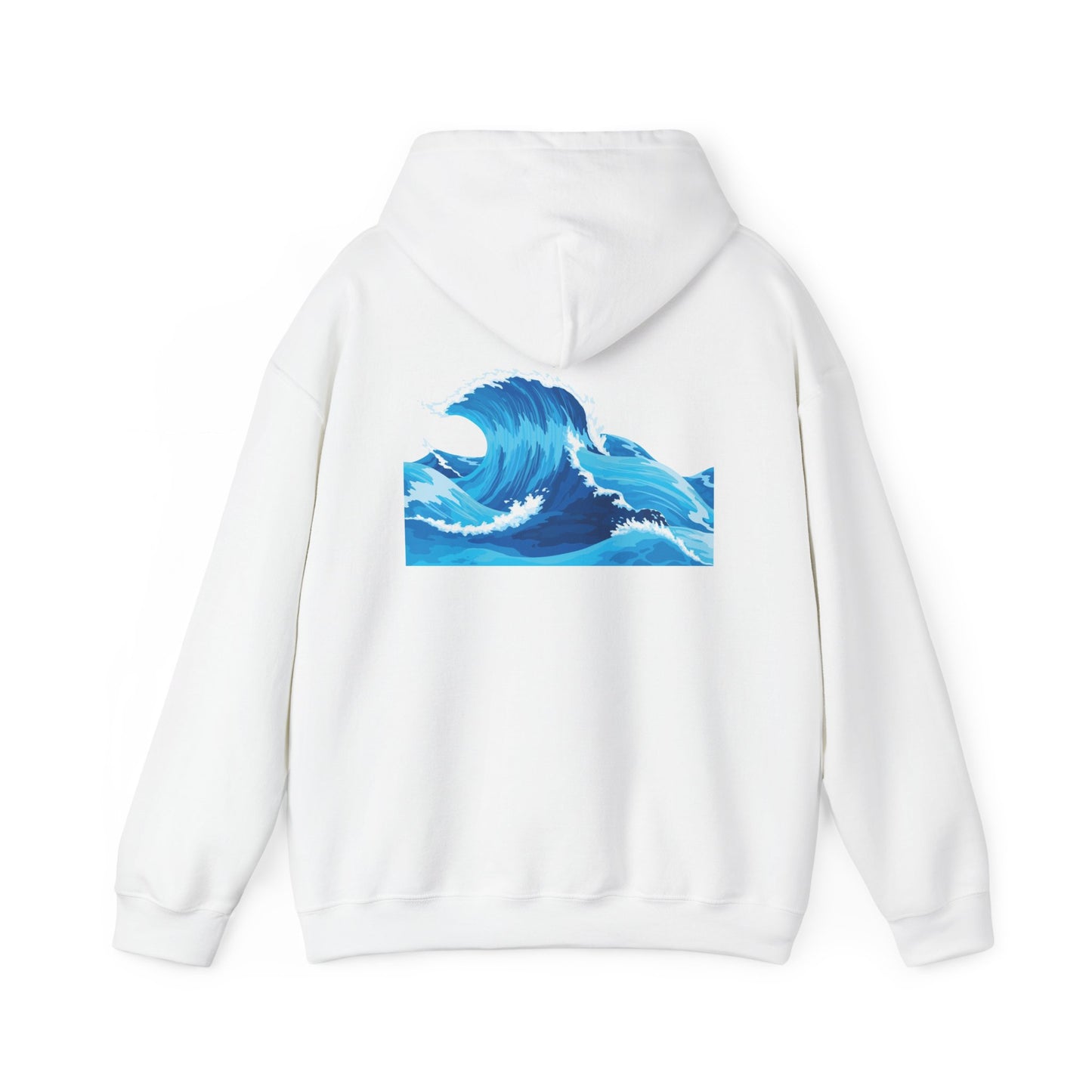 Surfing the Wave Unisex Hoodie - Statement Sweatshirt for Beach Lovers